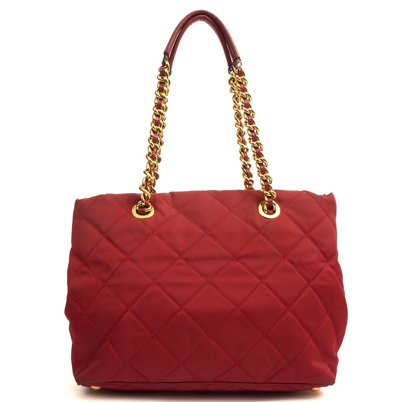 Picture of Prada Tote Nylon Tote Bag in Red, Nylon