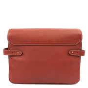 Picture of Mulberry Cross Body Belted Bayswater Satchel  in Red, Leather