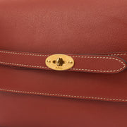 Picture of Mulberry Cross Body Belted Bayswater Satchel  in Red, Leather