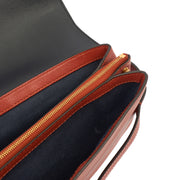 Picture of Mulberry Cross Body Belted Bayswater Satchel  in Red, Leather