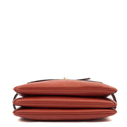 Picture of Mulberry Cross Body Belted Bayswater Satchel  in Red, Leather