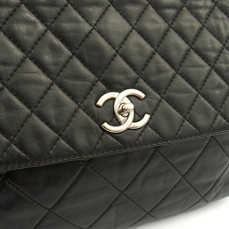 Picture of Chanel Shoulder Bag Business Affinity Flap Bag in Black, Calfskin Leather