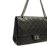 Picture of Chanel Shoulder Bag 2.55 Reissue - Maxi in Black, Crinkled Calfskin Leather
