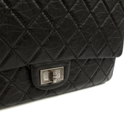 Picture of Chanel Shoulder Bag 2.55 Reissue - Maxi in Black, Crinkled Calfskin Leather