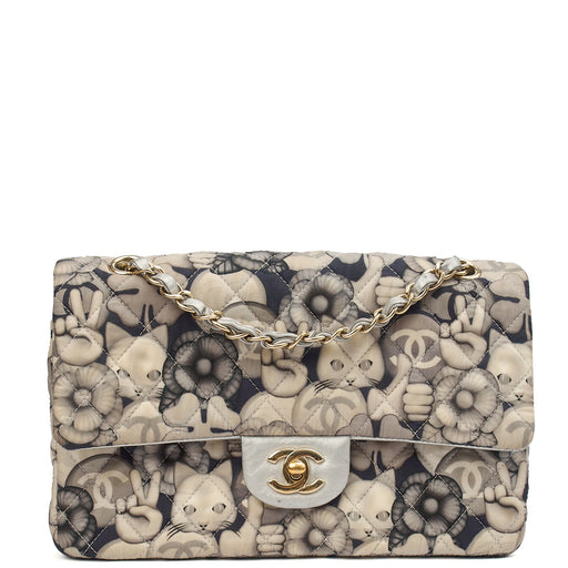 Picture of Chanel Shoulder Bag Classic Double Flap - Medium in Print, Fabric