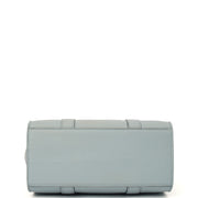Picture of Mulberry Tote Zipped Bayswater - Mini in Poplin Blue, Leather