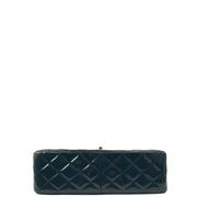 Picture of Chanel Shoulder Bag Classic Double Flap - Large in Blue, Patent Leather