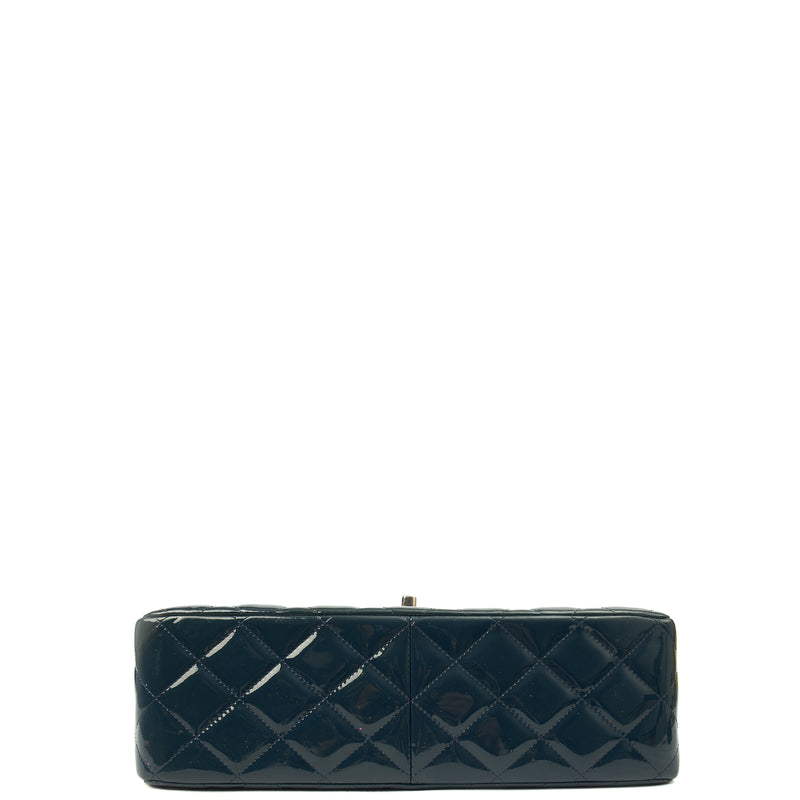Picture of Chanel Shoulder Bag Classic Double Flap - Large in Blue, Patent Leather