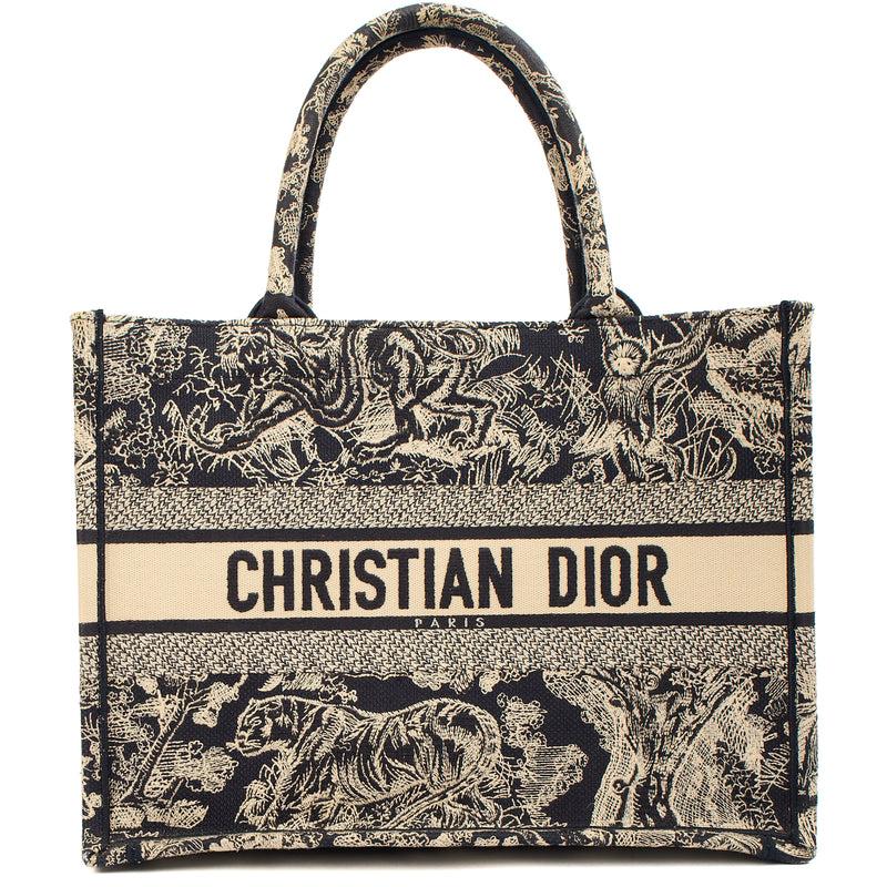 Picture of Christian Dior Tote Book Tote - Medium in Blue, Fabric