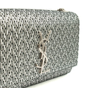 Picture of Saint Laurent Cross Body Kate Medium in Metallic, Fabric