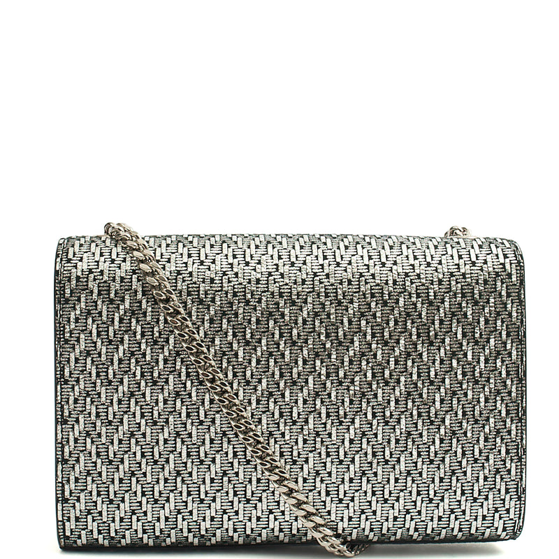 Picture of Saint Laurent Cross Body Kate Medium in Metallic, Fabric