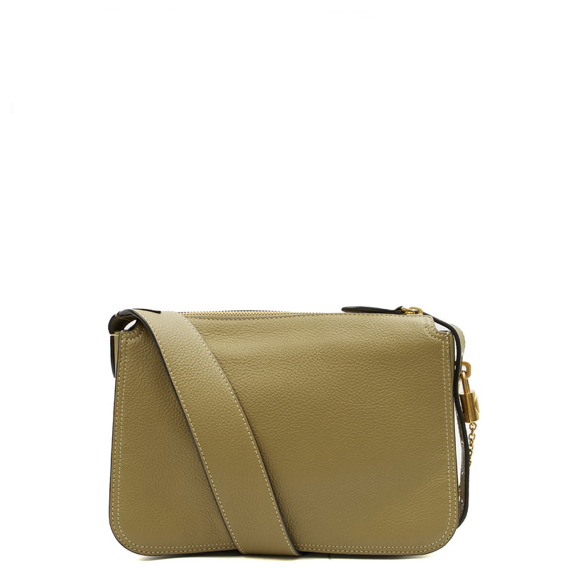 Picture of Mulberry Cross Body Billie in Summer Khaki, Leather