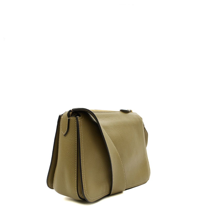 Picture of Mulberry Cross Body Billie in Summer Khaki, Leather