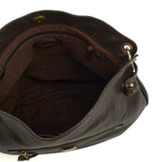 Picture of Mulberry Tote Daria Hobo in Amber, Calfskin Leather