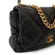 Picture of Chanel Shoulder Bag Chanel 19 Maxi in Black, Calfskin Leather
