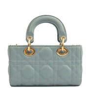 Picture of Christian Dior Cross Body Lady D - Joy in Blue, Cannage Quilted Lambskin