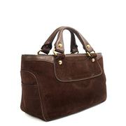 Picture of Celine Top Handle Boogie Bag in Brown, Suede