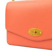 Picture of Mulberry Cross Body Darley in Coral Orange, Calfskin Leather