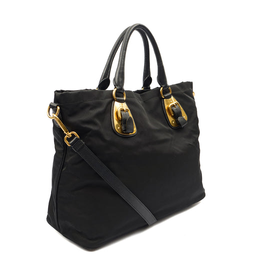Picture of Prada Tote Tote in Black, Nylon
