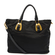 Picture of Prada Tote Tote in Black, Nylon