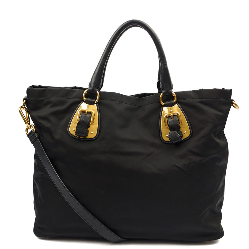 Picture of Prada Tote Tote in Black, Nylon