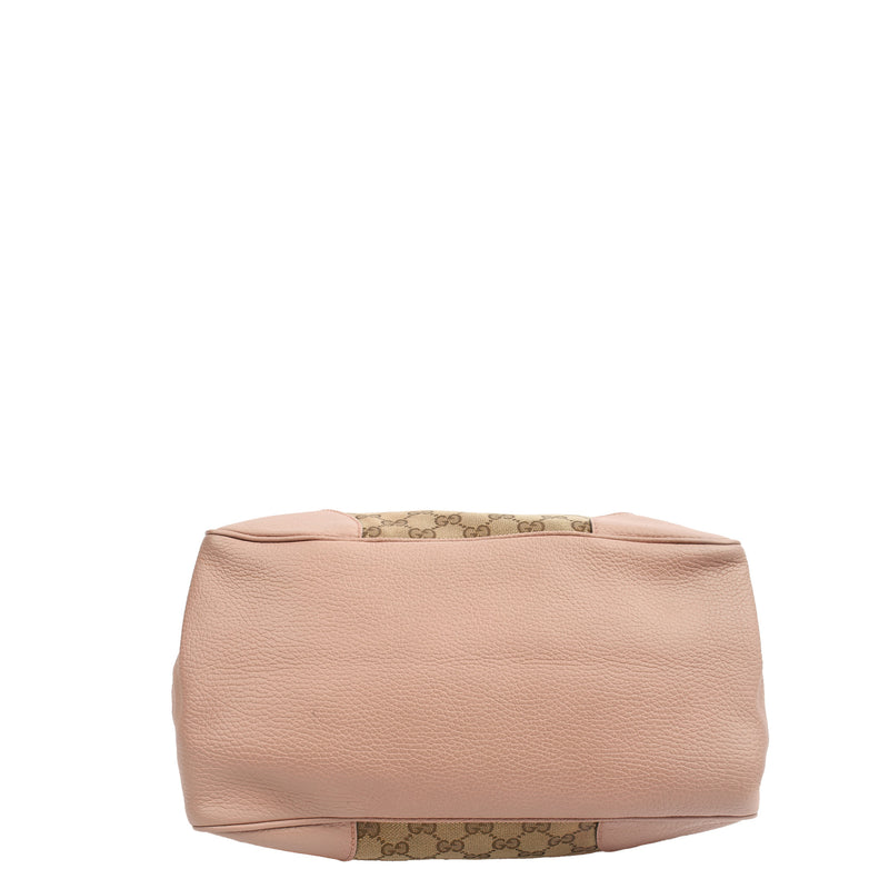 Picture of Gucci Tote Abbey Tote in Pink, GG Supreme Canvas