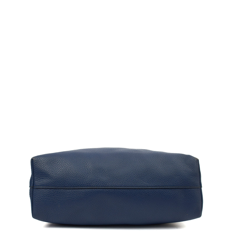 Picture of Prada Tote Vitello Daino Tote in Blue, Calfskin