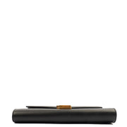 Picture of Saint Laurent Cross Body Cassandre Chain Flap Bag in Black, Calfskin Leather