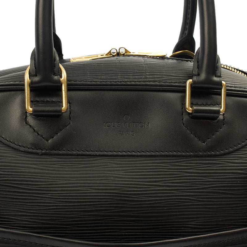Picture of Louis Vuitton Top Handle Sorbonne in Black, Epi Leather