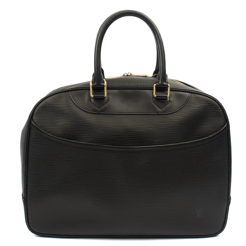 Picture of Louis Vuitton Top Handle Sorbonne in Black, Epi Leather