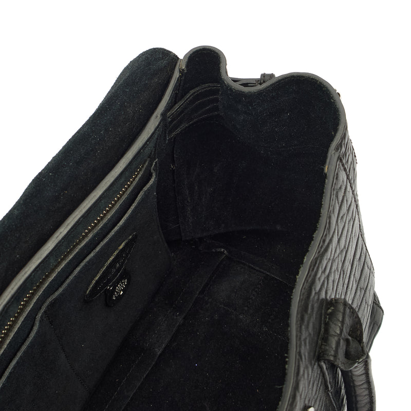 Picture of Mulberry Tote Bayswater Heritage in Black, Calfskin Leather