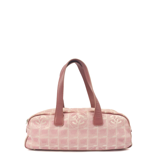 Picture of Chanel Tote Ligne Cambon Bowler in Pink, Canvas