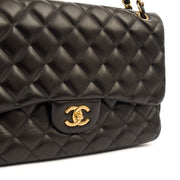 Picture of Chanel Shoulder Bag Classic Double Flap - Large in Black, Lambskin Leather
