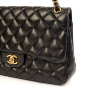 Picture of Chanel Shoulder Bag Classic Double Flap - Large in Black, Lambskin Leather