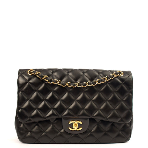Picture of Chanel Shoulder Bag Classic Double Flap - Large in Black, Lambskin Leather