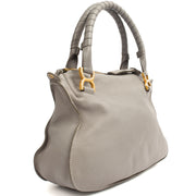 Picture of Chloe Tote Marcie - Medium in Grey, Calfskin Leather