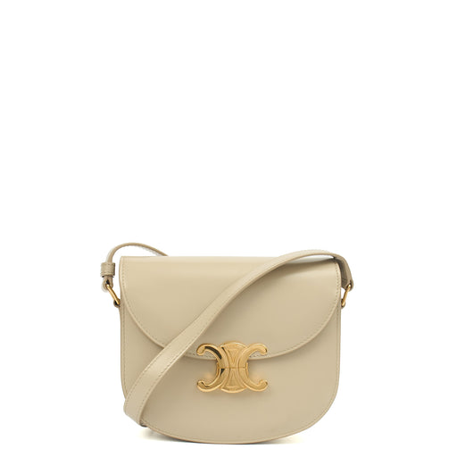 Picture of Celine Cross Body Triomphe - Teen in Mineral, Patent Leather