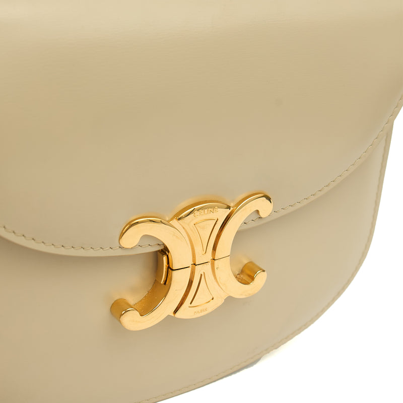Picture of Celine Cross Body Triomphe - Teen in Mineral, Patent Leather