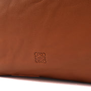 Picture of Loewe Backpack Yago Backpack in Brown, Leather