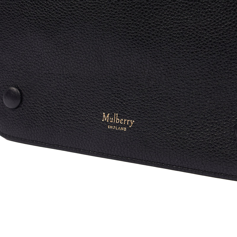 Picture of Mulberry Cross Body Clifton in Black, Calfskin Leather