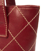 Picture of Chanel Tote Vintage Tote in Red, Calfskin Leather