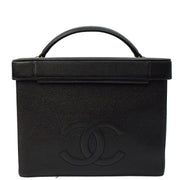 Picture of Chanel Top Handle Vanity Case in Black, Caviar Leather