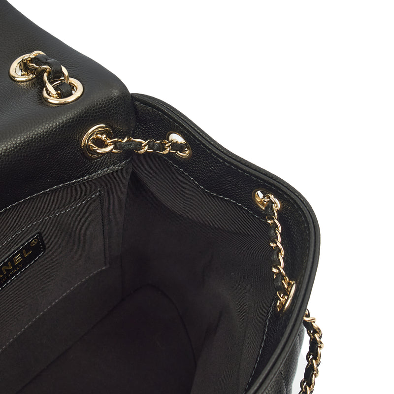 Picture of Chanel Backpack Duma Backpack in Black, Caviar Leather