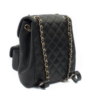 Picture of Chanel Backpack Duma Backpack in Black, Caviar Leather