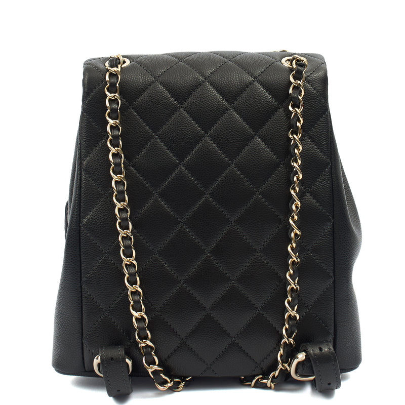 Picture of Chanel Backpack Duma Backpack in Black, Caviar Leather