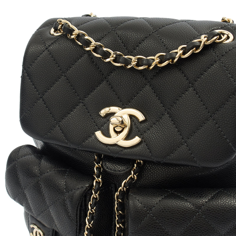 Picture of Chanel Backpack Duma Backpack in Black, Caviar Leather