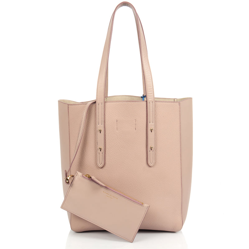 Picture of Aspinal of London Tote Essential Tote in Grey, Leather
