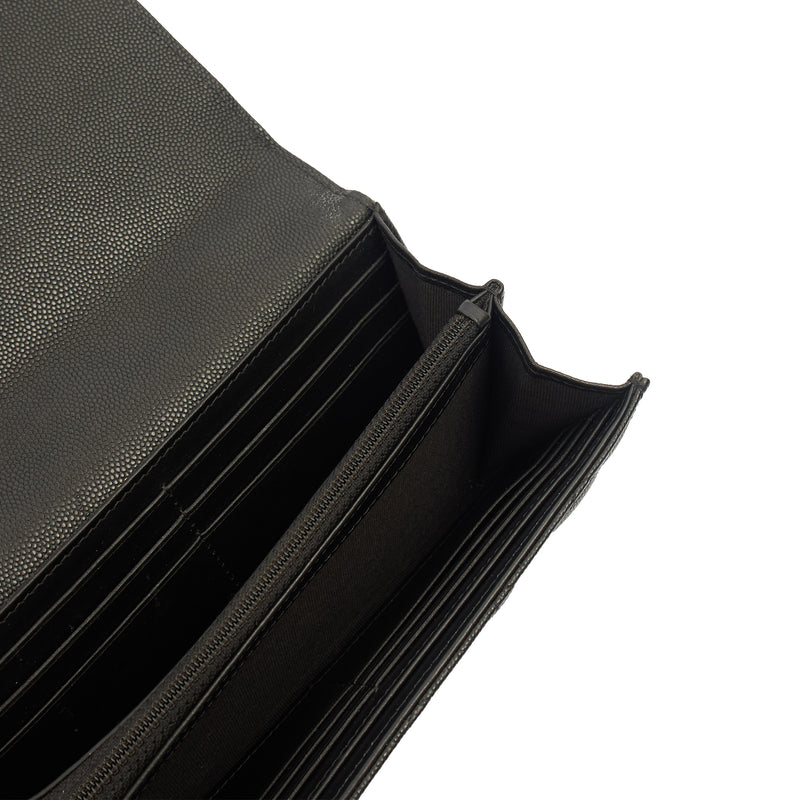 Picture of Chanel Cross Body Wallet on Chain in Black, Caviar Leather