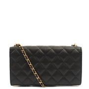 Picture of Chanel Cross Body Wallet on Chain in Black, Caviar Leather