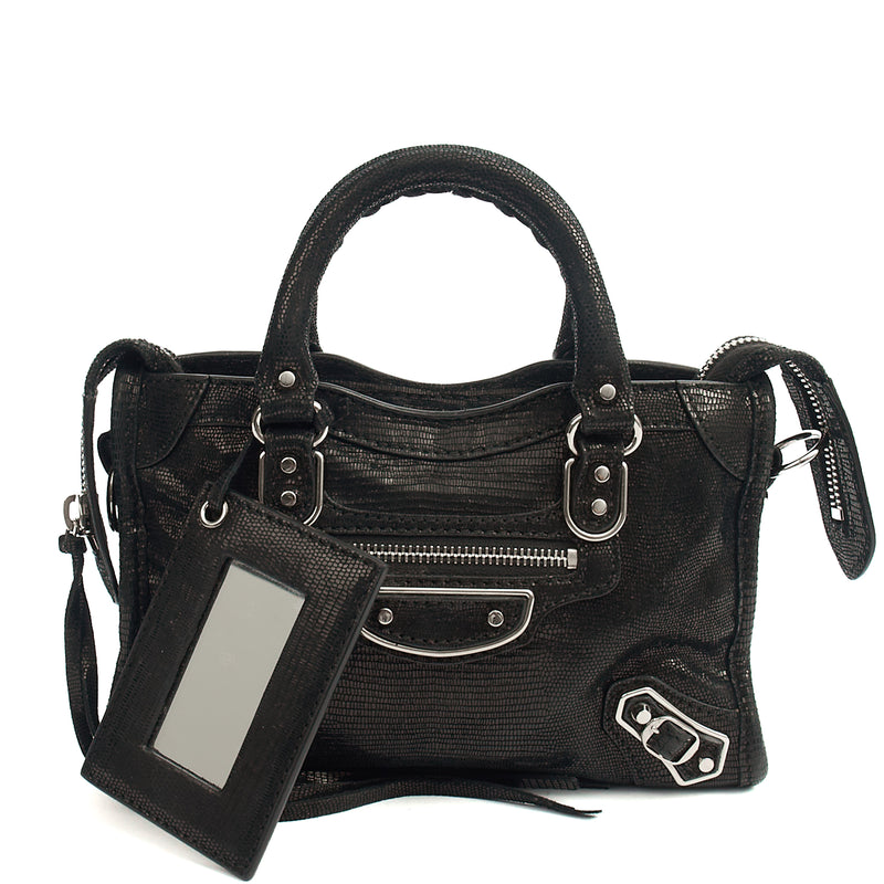 Picture of Balenciaga Mini Bag Classic City - Mini in Black, Fabric